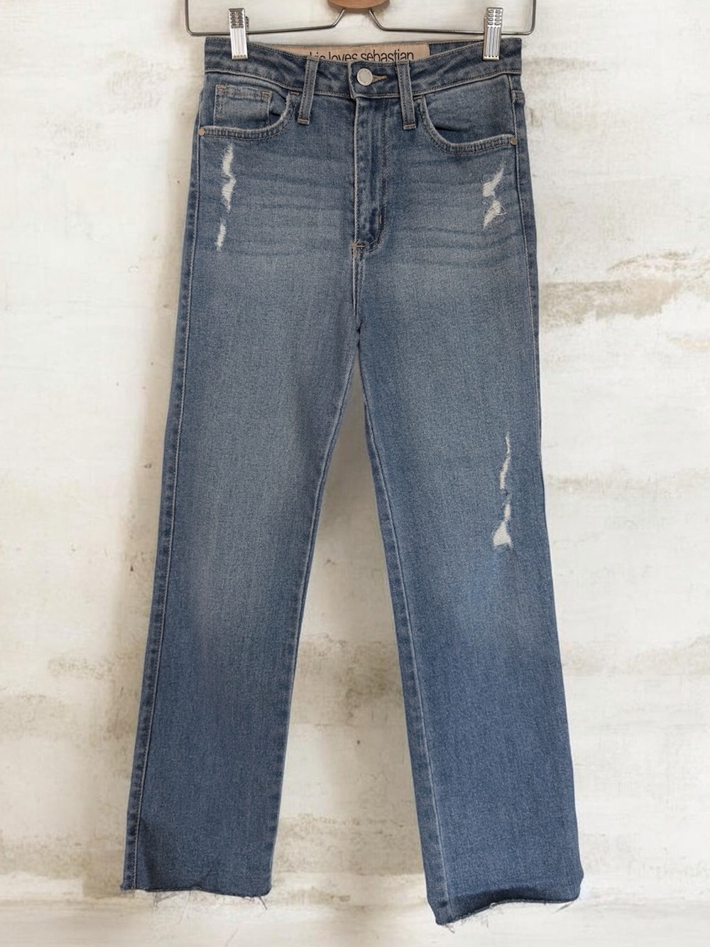 Pookie Loves Sebastian High Rise Straight Leg Jeans Size 25 NWT Style